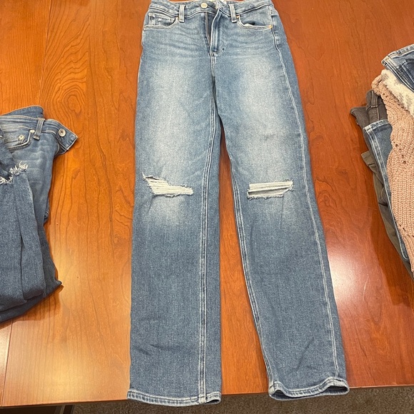Paige Distressed Blue Jeans - Stella - Picture 1 of 3
